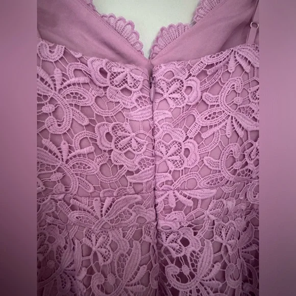Pink J. Crew Lace Dress- Size 4 - Picture 6 of 7